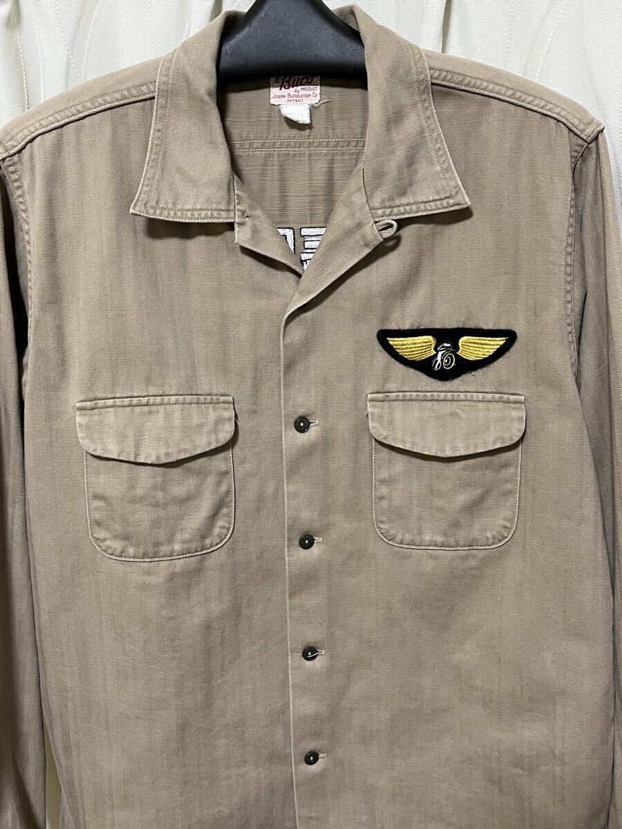 ザ リアルマッコイズ BUCOカスタム　ヘリンボーンツイルシャツ　17 ワークシャツ_画像3