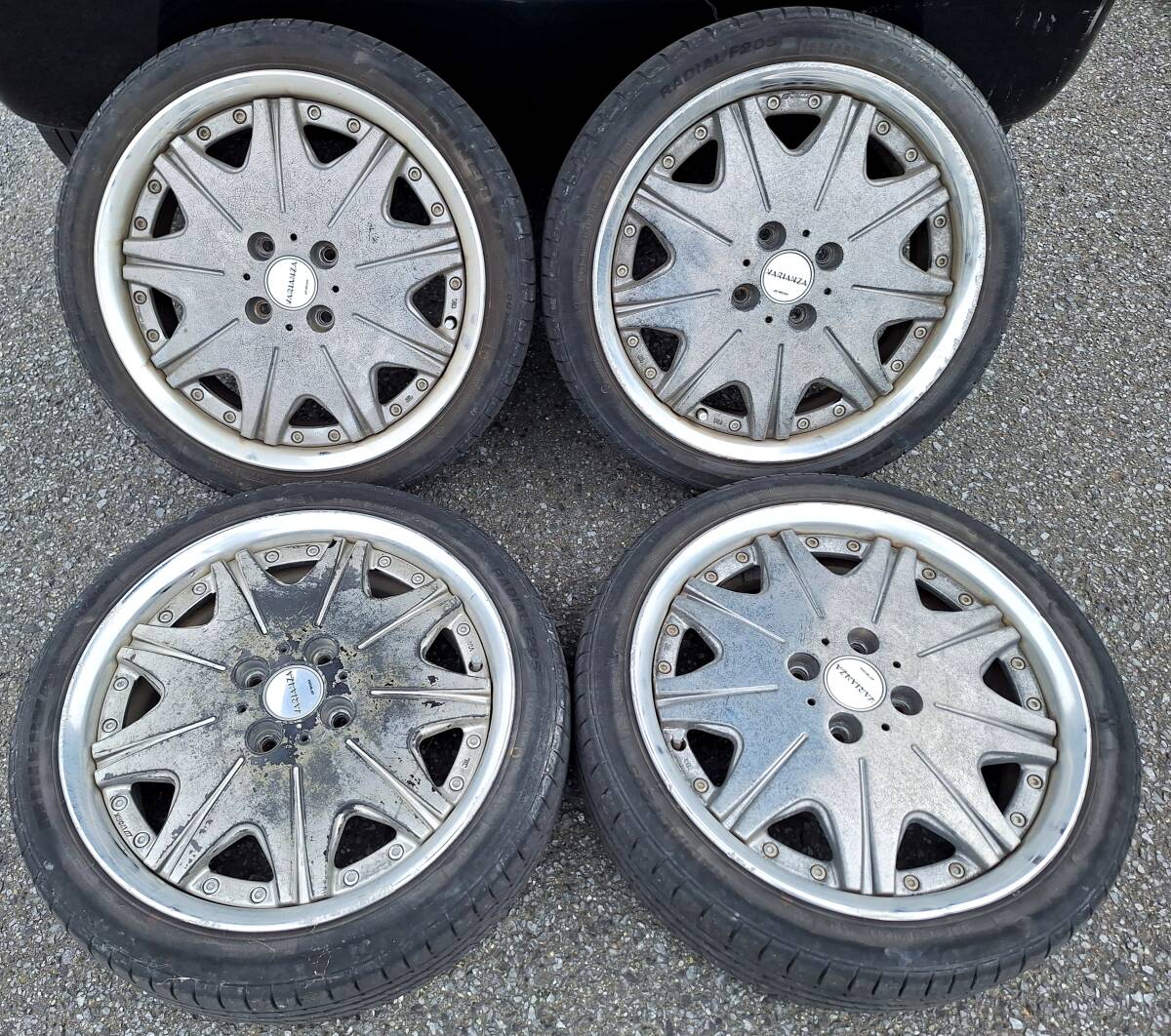 Work製☆16インチ【タイヤ付き】アルミホイールセット、165/45R16☆ハンコックタイヤ、ワゴンR、ラパン、タント、NBOX、ムーヴカスタム_画像1