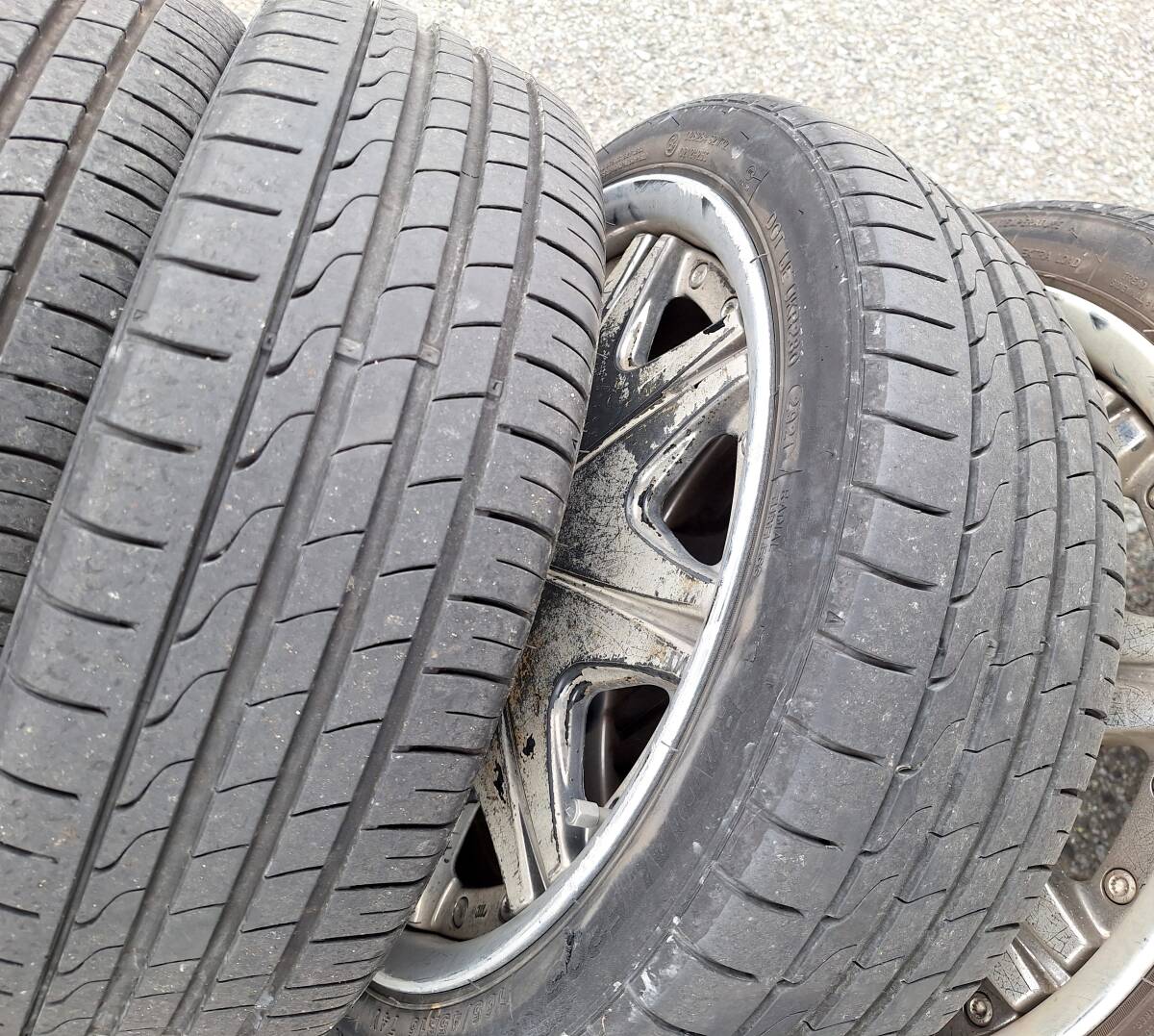 Work製☆16インチ【タイヤ付き】アルミホイールセット、165/45R16☆ハンコックタイヤ、ワゴンR、ラパン、タント、NBOX、ムーヴカスタム_画像7