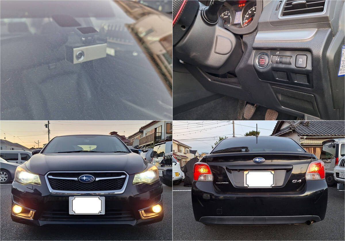 車検半年付き☆諸費用なし☆インプレッサ G4 1.6i L☆5速MT☆4WD☆H27年式、6万km☆テレビ、Bluetooth☆プッシュスタート_画像10