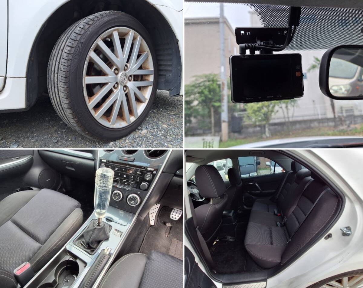 車検2年付き☆諸費用なし☆マツダスピード アテンザ ターボ 4WD☆6速MT☆BOSEスピーカー、バッテリー新品、タイヤバリ山☆絶好調_画像8