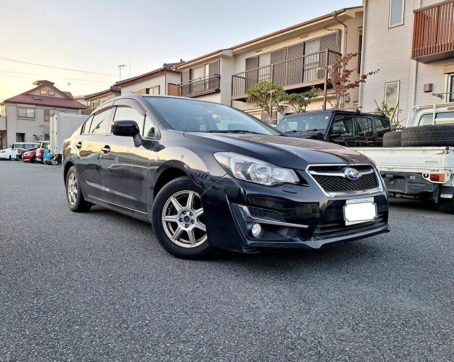 車検半年付き☆諸費用なし☆インプレッサ G4 1.6i L☆5速MT☆4WD☆H27年式、6万km☆テレビ、Bluetooth☆プッシュスタート_画像1