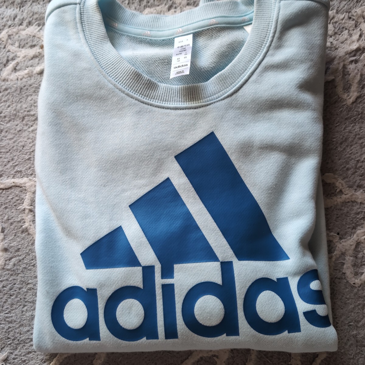 アディダス トレーナー adidas トップス160_画像3