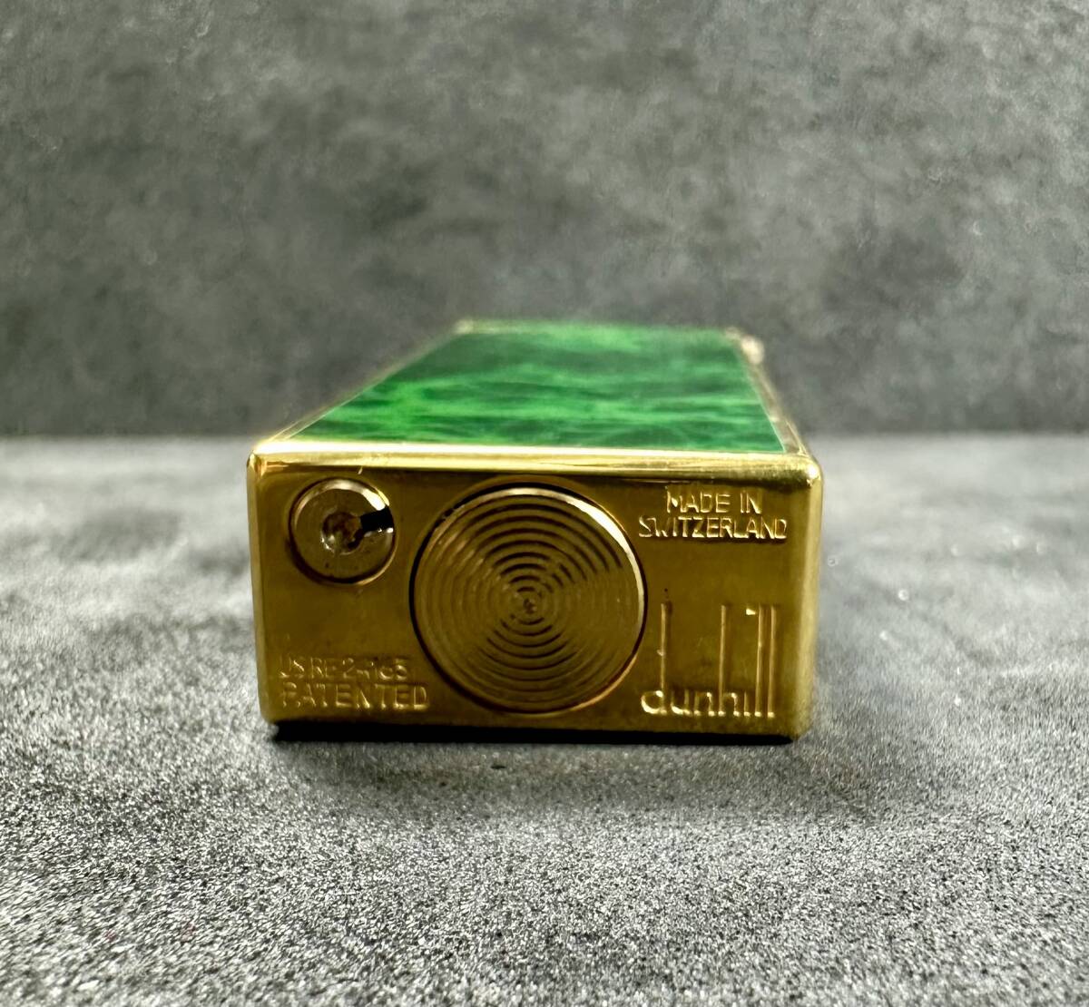 M108 ダンヒル 緑色 ガスライター Dunhill green_画像6