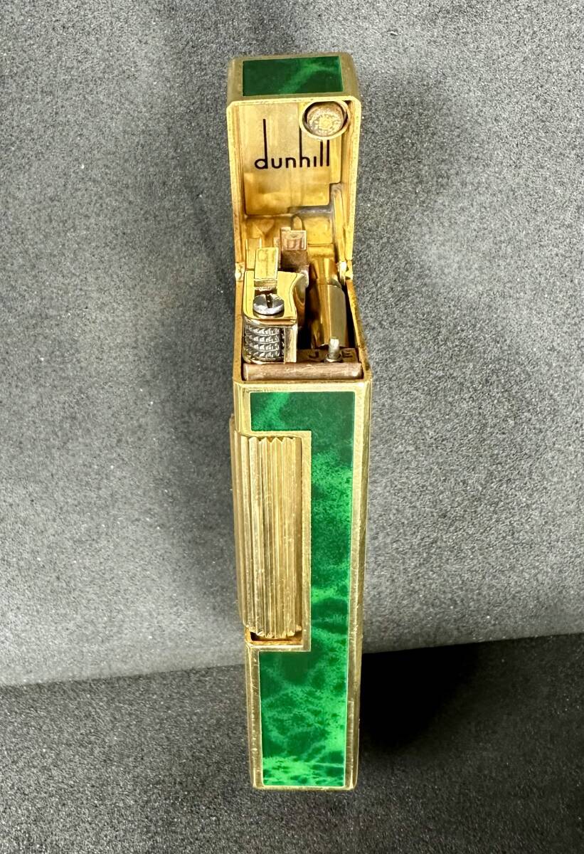 M108 ダンヒル 緑色 ガスライター Dunhill green_画像9