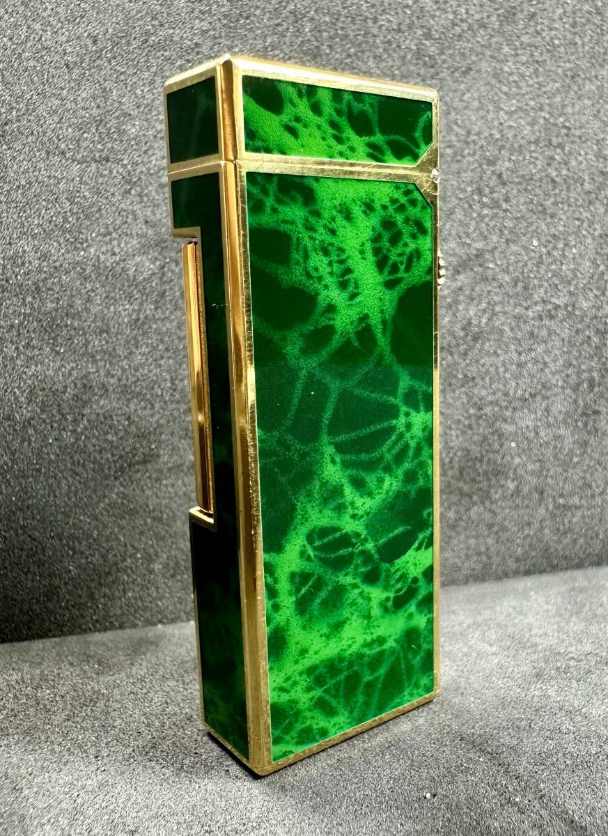 M108 ダンヒル 緑色 ガスライター Dunhill green_画像3