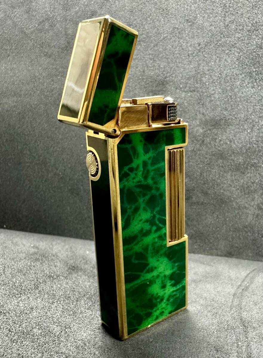M108 ダンヒル 緑色 ガスライター Dunhill green_画像7