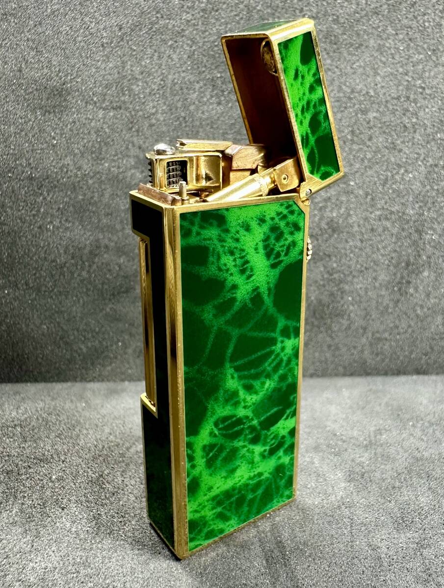 M108 ダンヒル 緑色 ガスライター Dunhill green_画像8