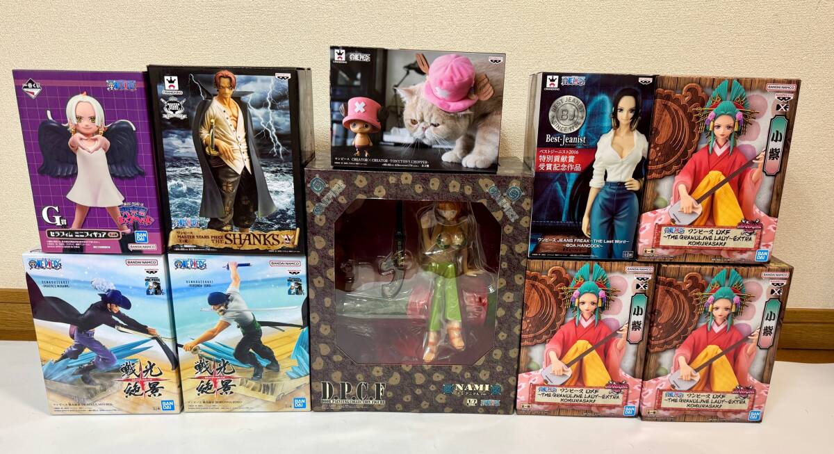 未開封 ワンピース ONE PIECE フィギュア D.P.C.F NAMI ナミ アニマルver. チョッパー ハンコック ゾロ ONEPIECE レア １円スタート_画像1