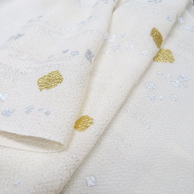 ★きもの北條★ 舞妓 芸者 帯揚げ　縮緬地　中古　正絹　和装小物　T812-3_画像5