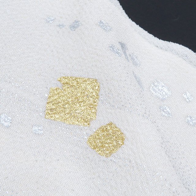 ★きもの北條★ 舞妓 帯揚げ　縮緬地　中古　正絹　和装小物　T812-4_画像3