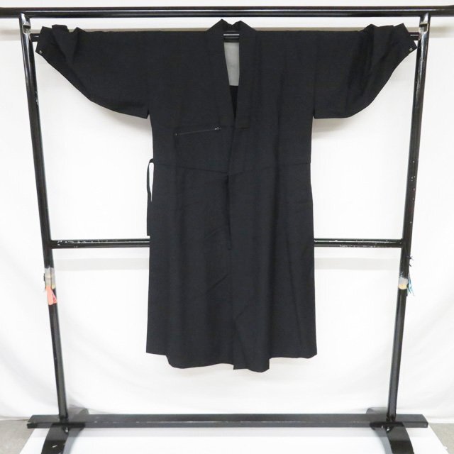 ★きもの北條★ 長作務衣　袈裟　法衣　衣装　僧侶　仏教　仏具　仏壇　寺院　T814-4_画像1