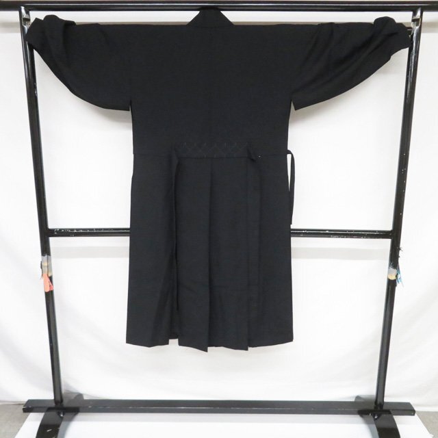 ★きもの北條★ 長作務衣　袈裟　法衣　衣装　僧侶　仏教　仏具　仏壇　寺院　T814-4_画像2