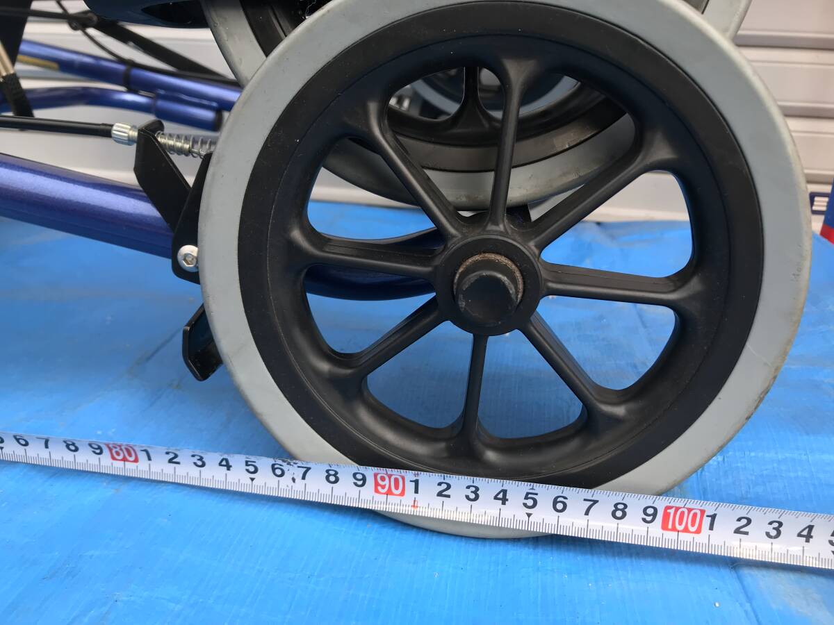 2456 бамбук . ходьба машина / ходунки happy ⅡNB (117005/117006) голубой серебряный / поддержка машина ручная тележка / пассажирский машина уход / уход сопутствующие товары здравоохранение др. 