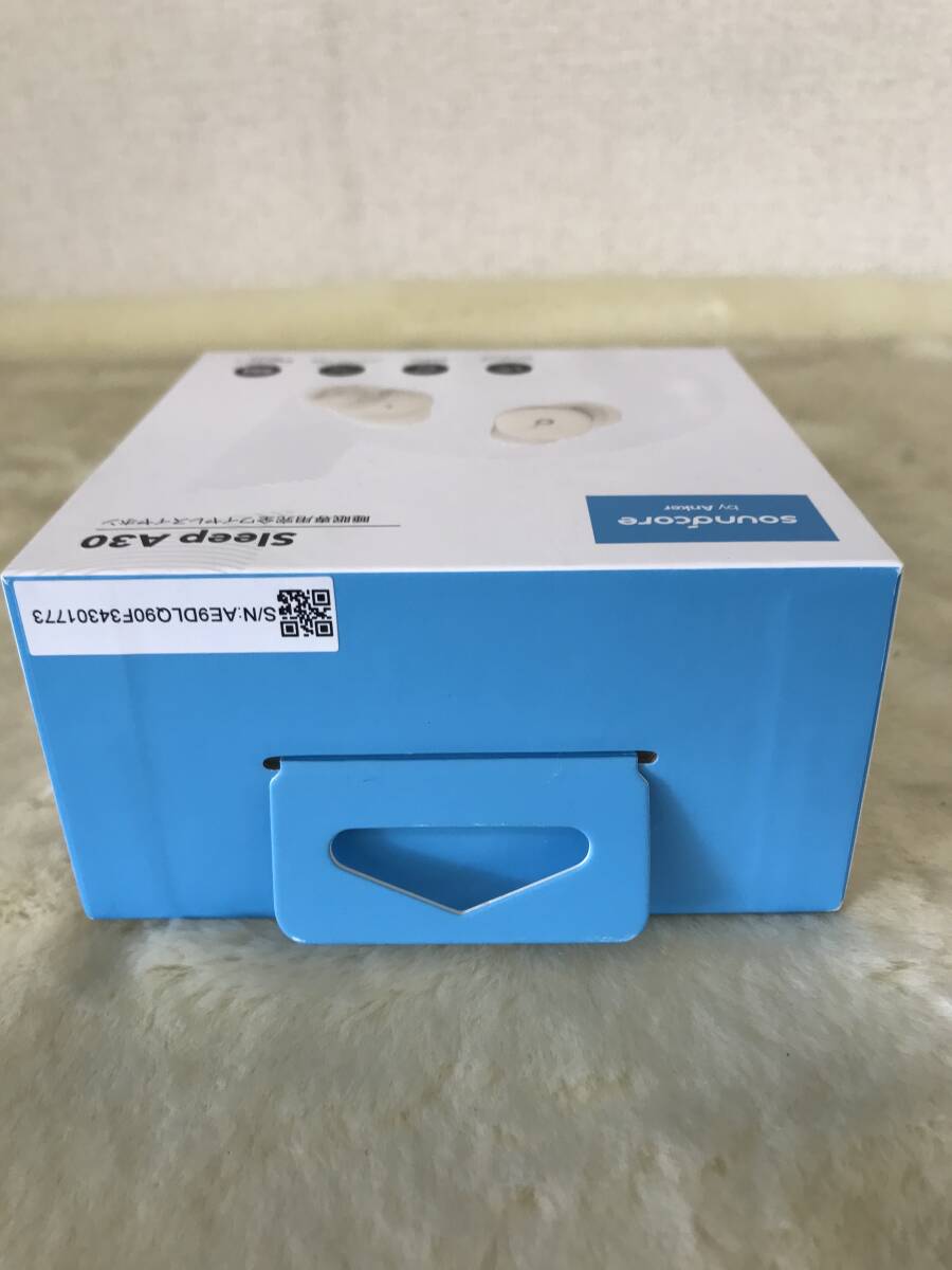 2356 Anker アンカー Sound core Sleep A30 サウンドコア 睡眠特化型完全ワイヤレスイヤホン ホワイト ノイズキャンセリング 他【未開封】_画像4