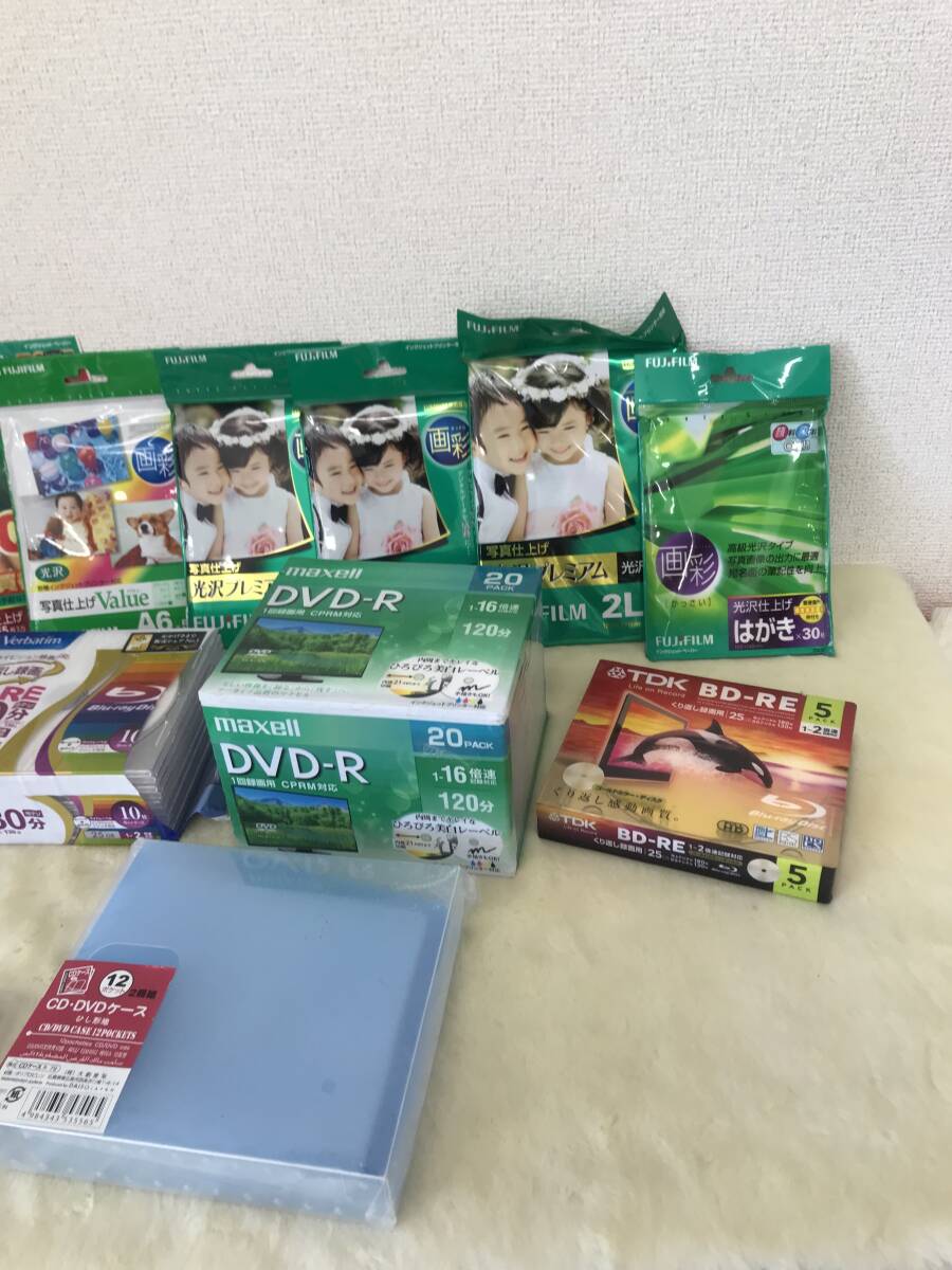 2399 写真・ハガキ光沢紙/SDカード/brother ブラザーインク/CD・DVD-R セット まとめ売り プリンター用 周辺機器 コピー機 印刷 他_画像4