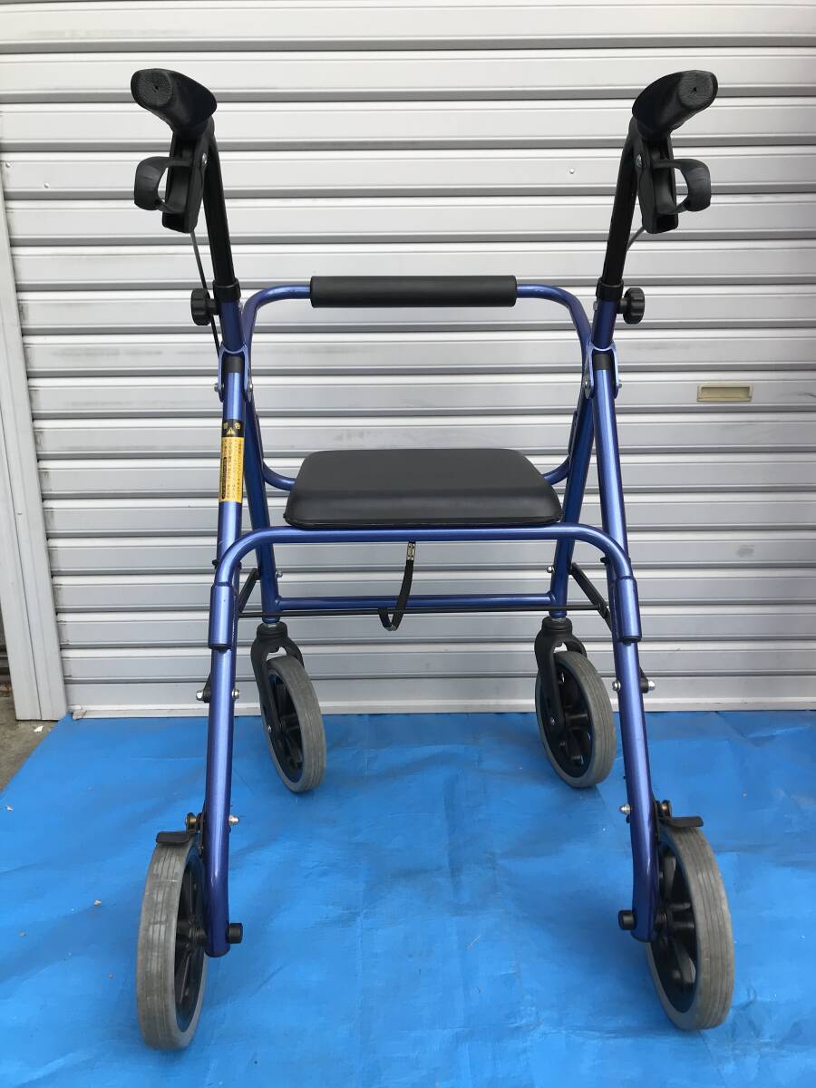 2456 бамбук . ходьба машина / ходунки happy ⅡNB (117005/117006) голубой серебряный / поддержка машина ручная тележка / пассажирский машина уход / уход сопутствующие товары здравоохранение др. 