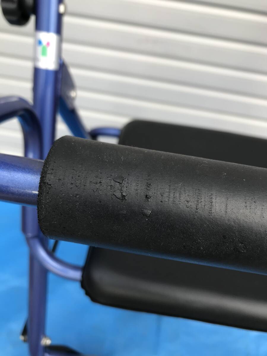 2456 бамбук . ходьба машина / ходунки happy ⅡNB (117005/117006) голубой серебряный / поддержка машина ручная тележка / пассажирский машина уход / уход сопутствующие товары здравоохранение др. 