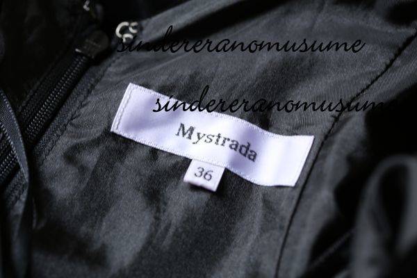 ★マイストラーダ　黒ベロアキャミワンピースＳ　冬★_画像7