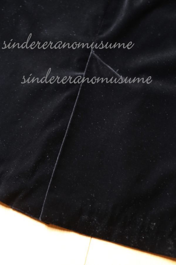 ★マイストラーダ　黒ベロアキャミワンピースＳ　冬★_画像5