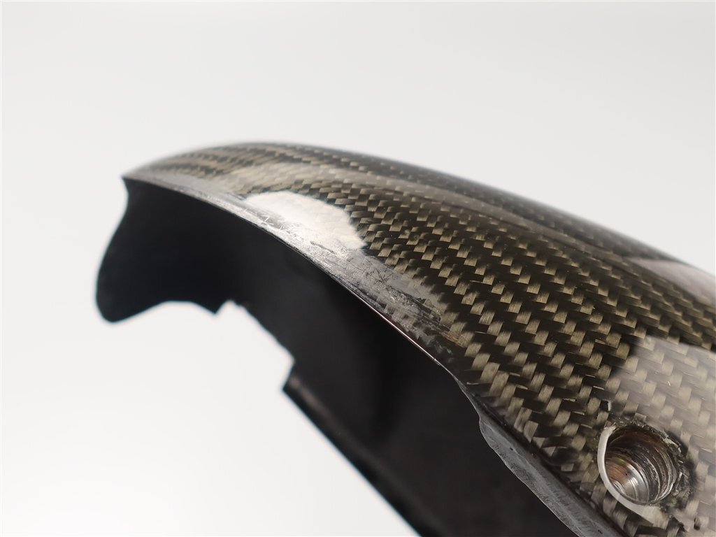 ♪V-MAX1200/～'07 社外 綾織カーボン ダクトカバー 左右SET (Y1104D14)_画像5