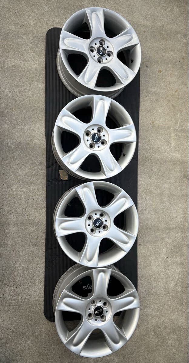 MINI 純正 5スターブレット R91　17×7J 100 4H +48 ハブ56 ホイールのみ 手渡し可_画像1
