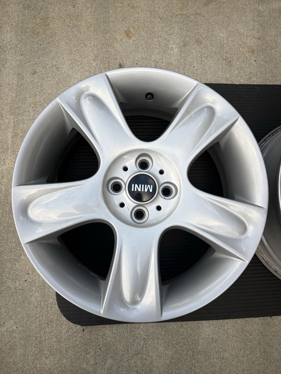 MINI 純正 5スターブレット R91　17×7J 100 4H +48 ハブ56 ホイールのみ 手渡し可_画像2
