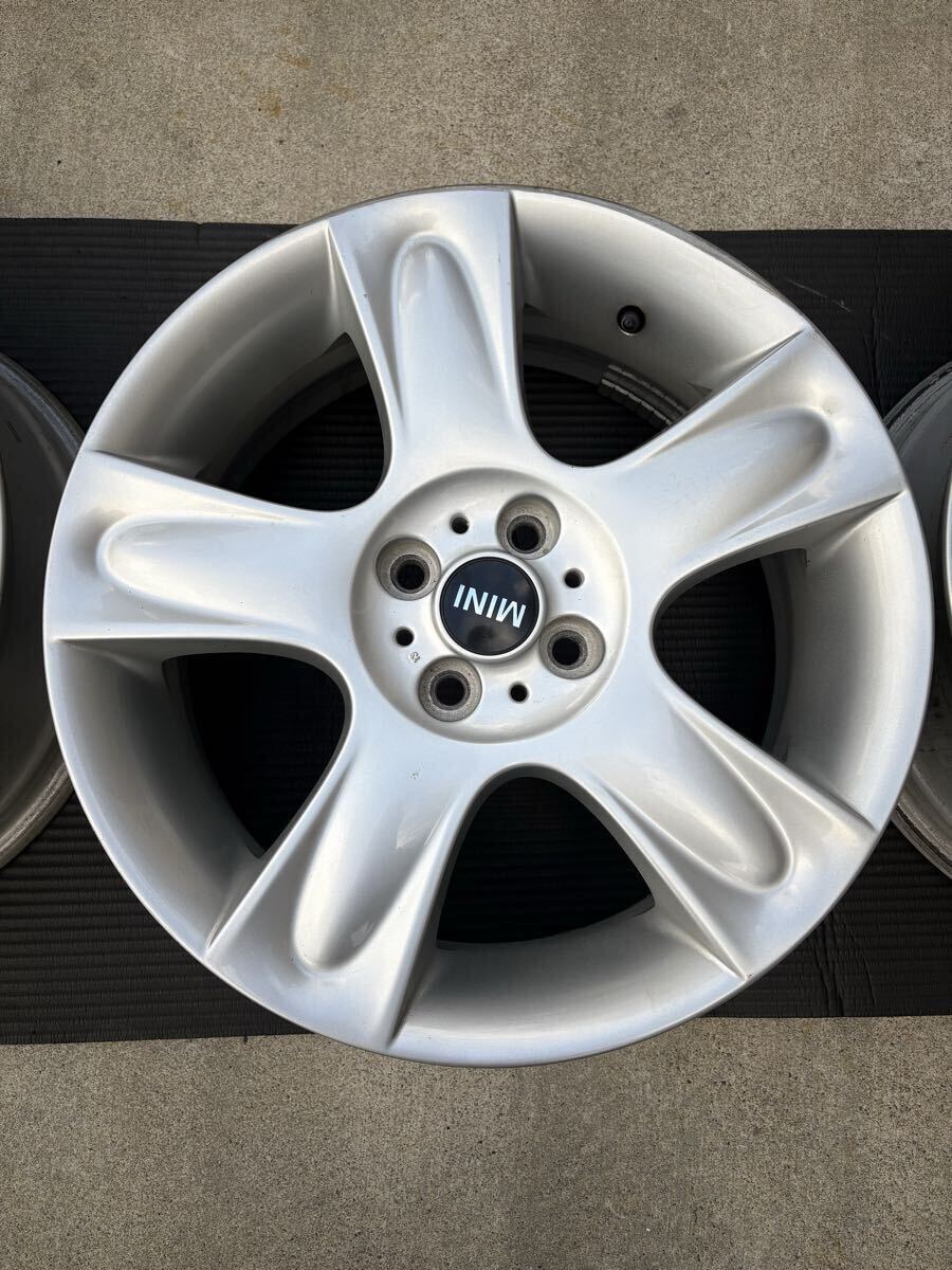 MINI 純正 5スターブレット R91　17×7J 100 4H +48 ハブ56 ホイールのみ 手渡し可_画像3
