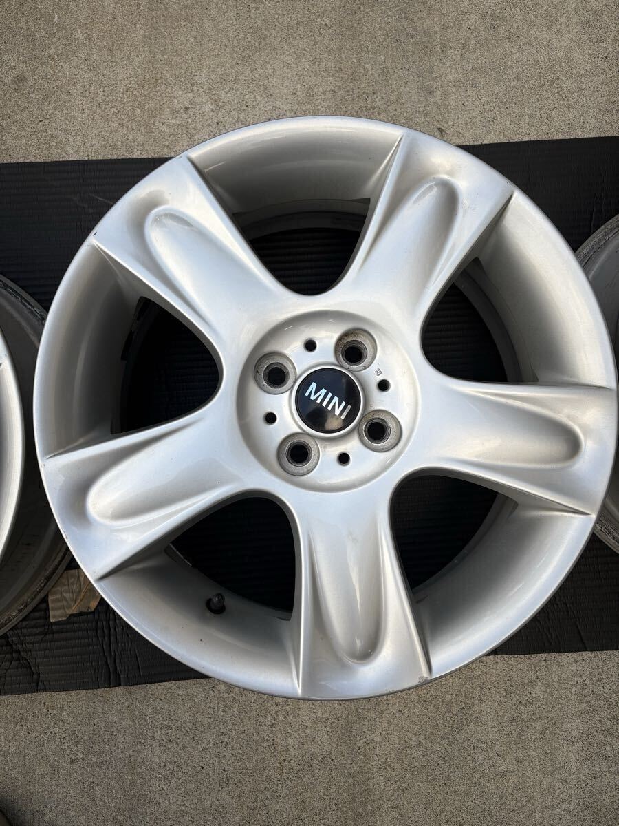 MINI 純正 5スターブレット R91　17×7J 100 4H +48 ハブ56 ホイールのみ 手渡し可_画像4