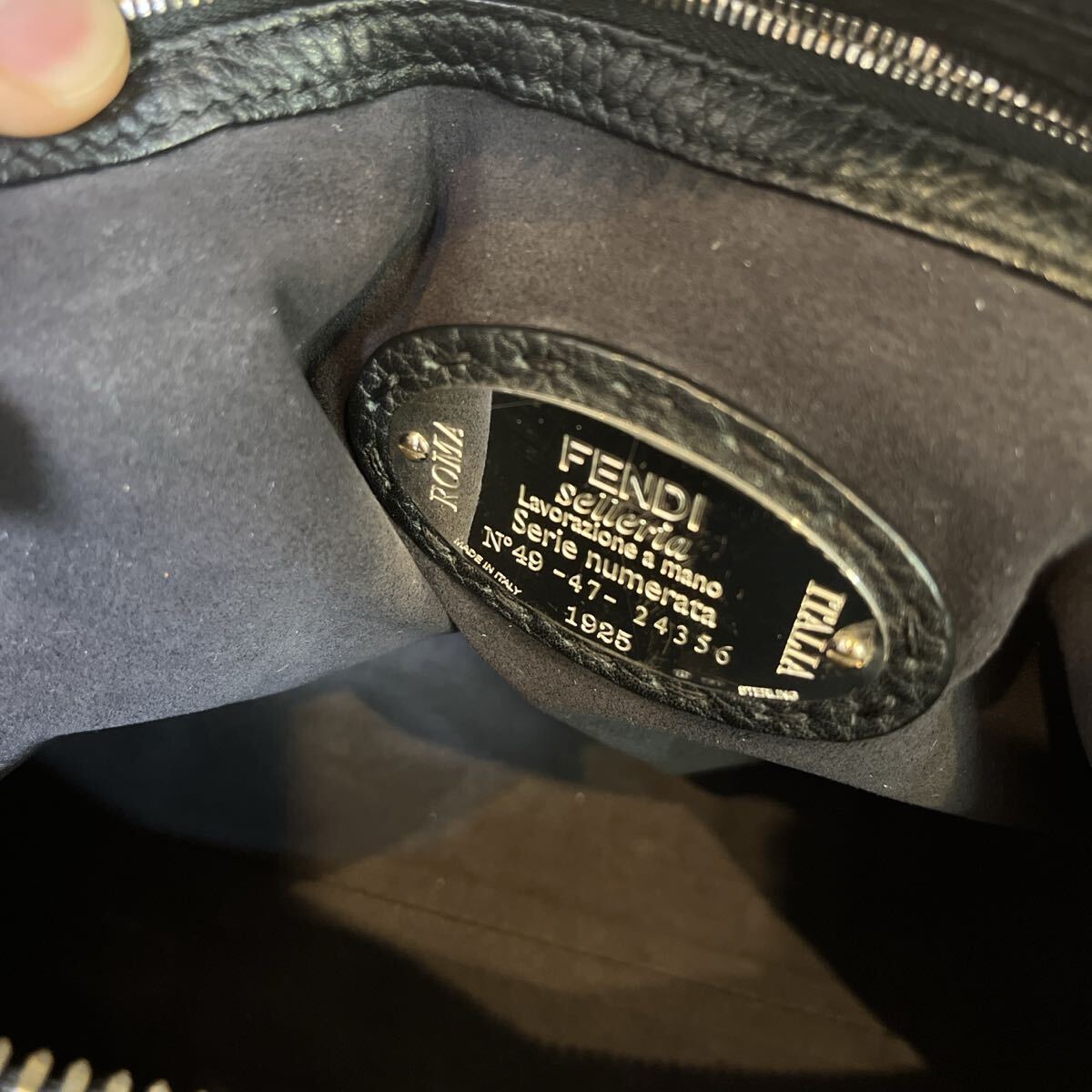 フェンディ　メンズ　セレリア　スタッズ　FENDI 2way ハンド　ビジネス_画像9