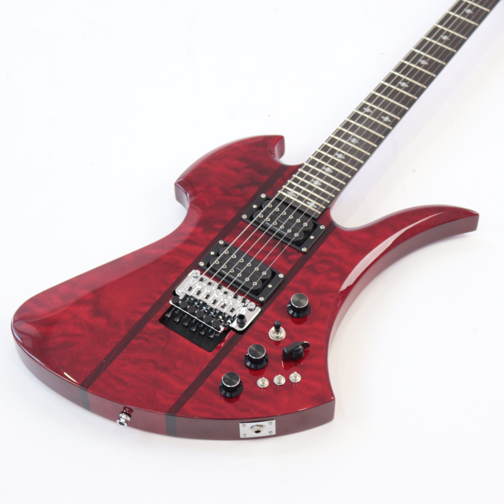 【訳あり】 B.C.Rich Mockingbird モッキンバード Legacy ST with Floyd Rose Transparent Red エレキギター アウトレット_画像2