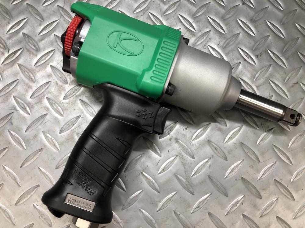 0140 не использовался товар * блиц-цена 0KUKEN пустой .N type воздушный ударный гайковерт длинный KW-1600proZ-2 KW-1600proZ2 12.7mm угол беспроводной с зарядным устройством 