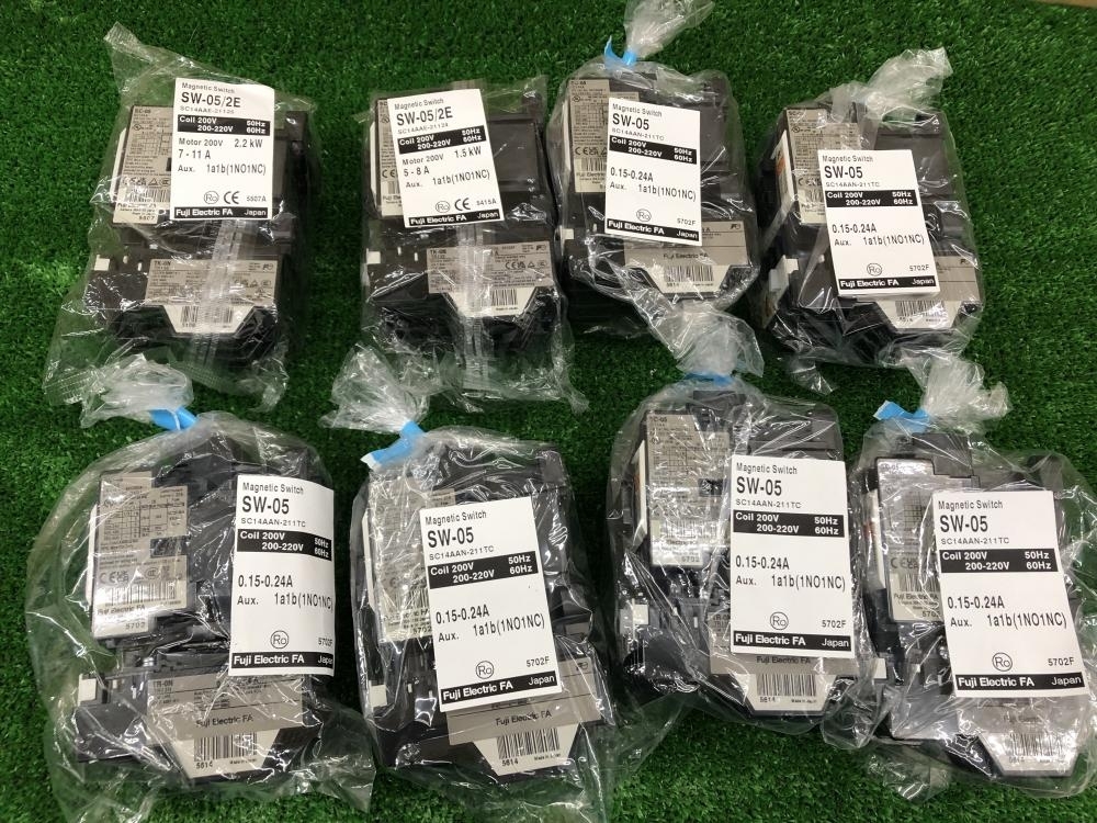 010■未開封品・即決価格■富士電機 マグネットスイッチ 8点セット SW-05 6点 SW-05/2E 2点_画像2