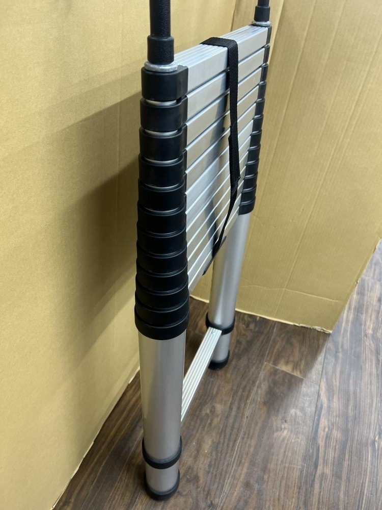 006□おすすめ品・草加店引取限定商品□RIKADE 伸縮はしご 13段 フック付き ※発送不可_画像7