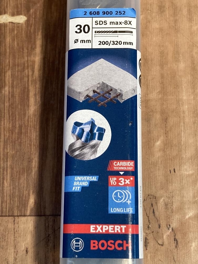 007◇未使用品・即決価格◇BOSCH SDSマックスビット 30.0mm×320mm SDS-max 8x_画像2