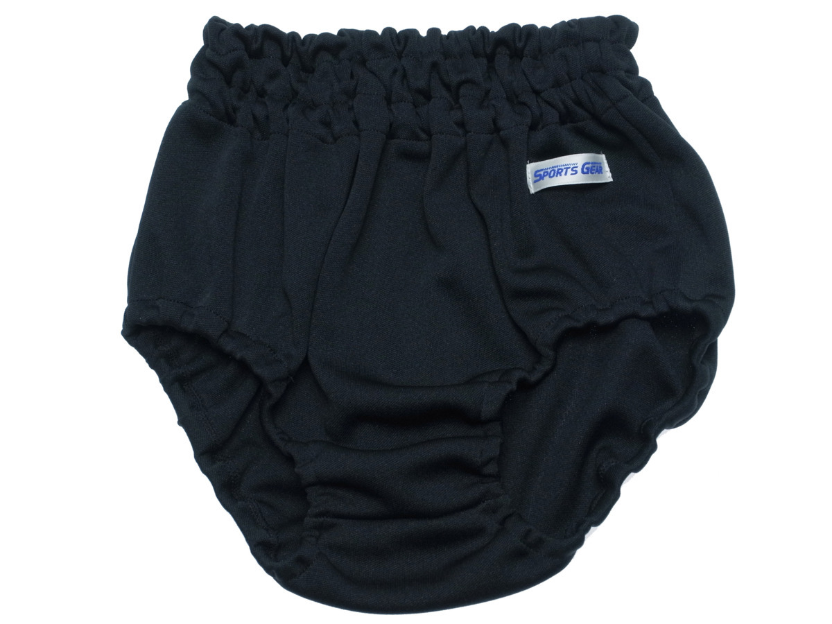 （LLサイズ）ジャージ生地★ブルマ ブラック BL01_画像1