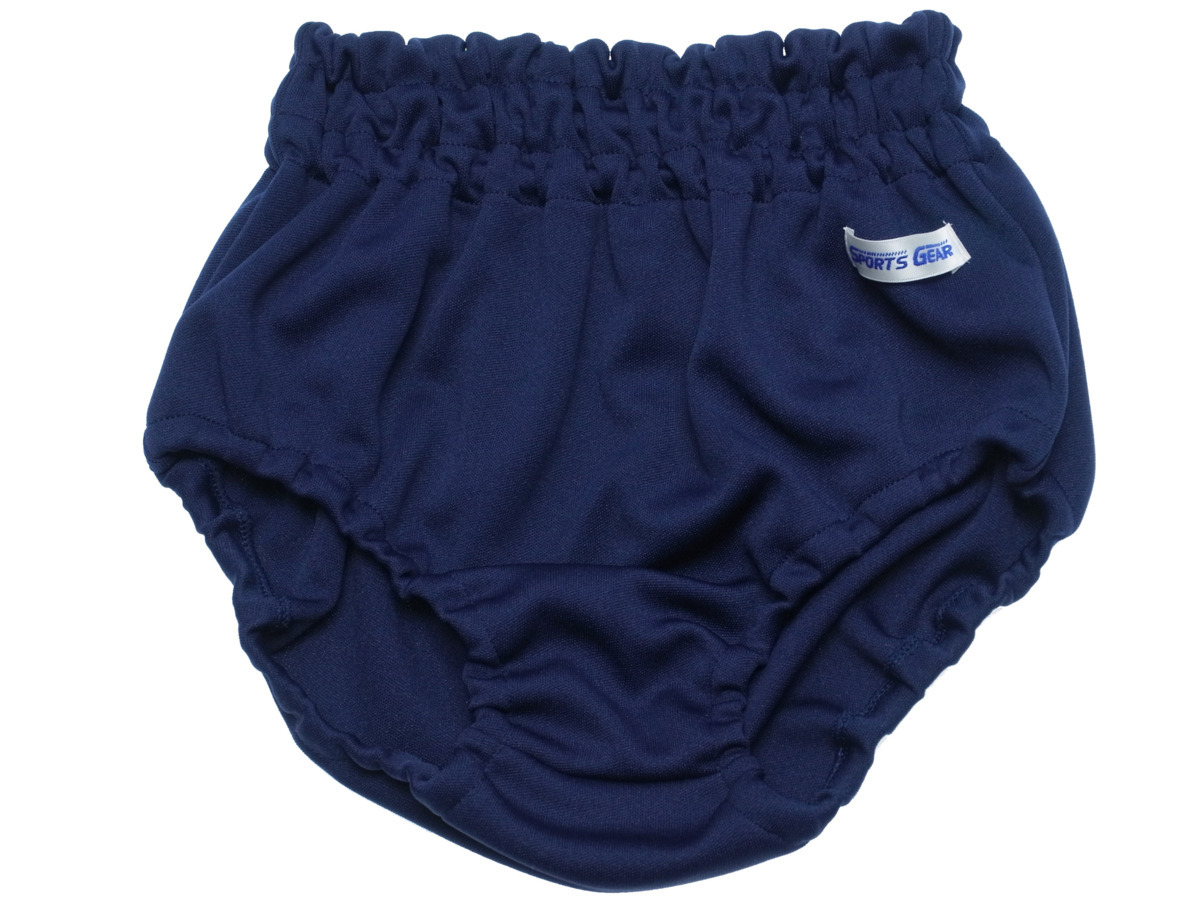 （Ｌサイズ）ジャージ生地★ブルマ ネイビーBL01_画像1