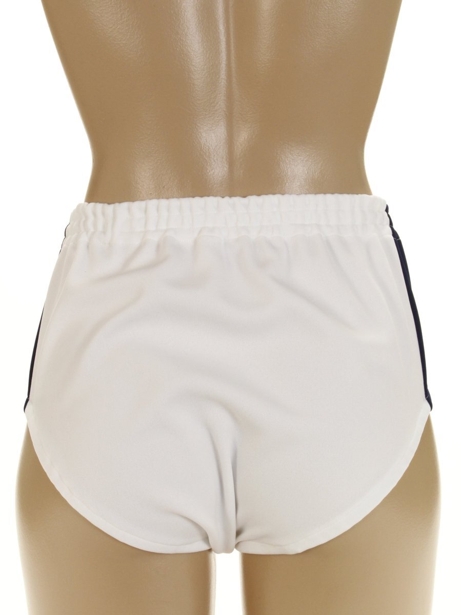 （LLサイズ）ジャージ生地★サイドライン　ハイレグブルマ　ホワイト_画像3