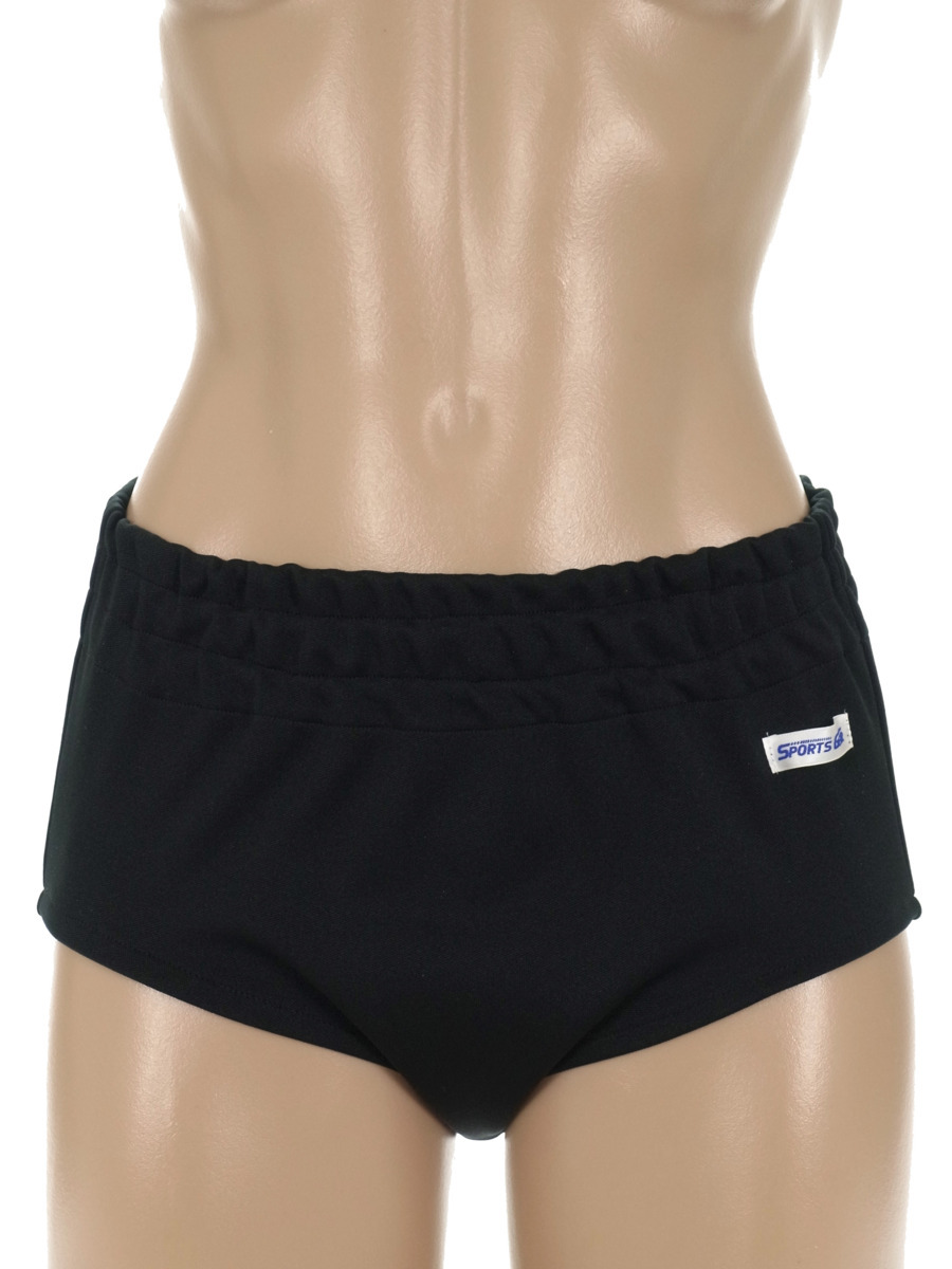 （LLサイズ）ジャージ生地★ブルマ ブラック BL01_画像2