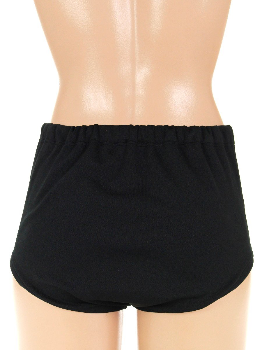 （LLサイズ）ジャージ生地★ブルマ ウエスト（２０ｍｍインゴム） ブラック BL６０_画像3