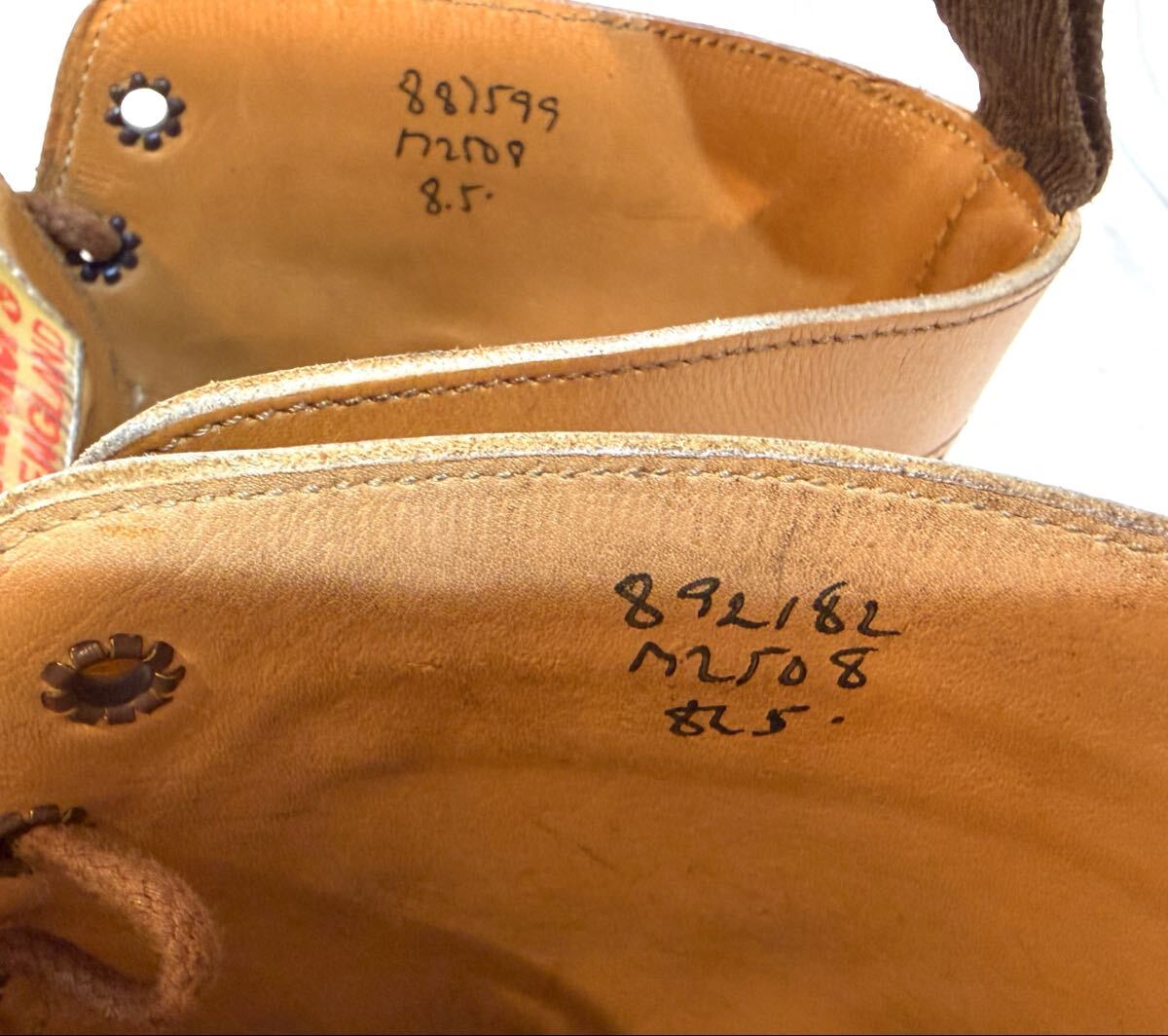 Tricker's トリッカーズ◆27cm 8.5◆カントリーブーツ レースアップブーツ 革靴 ビジネスシューズ ドレスシューズ 靴 本革 茶 イギリス製_画像8