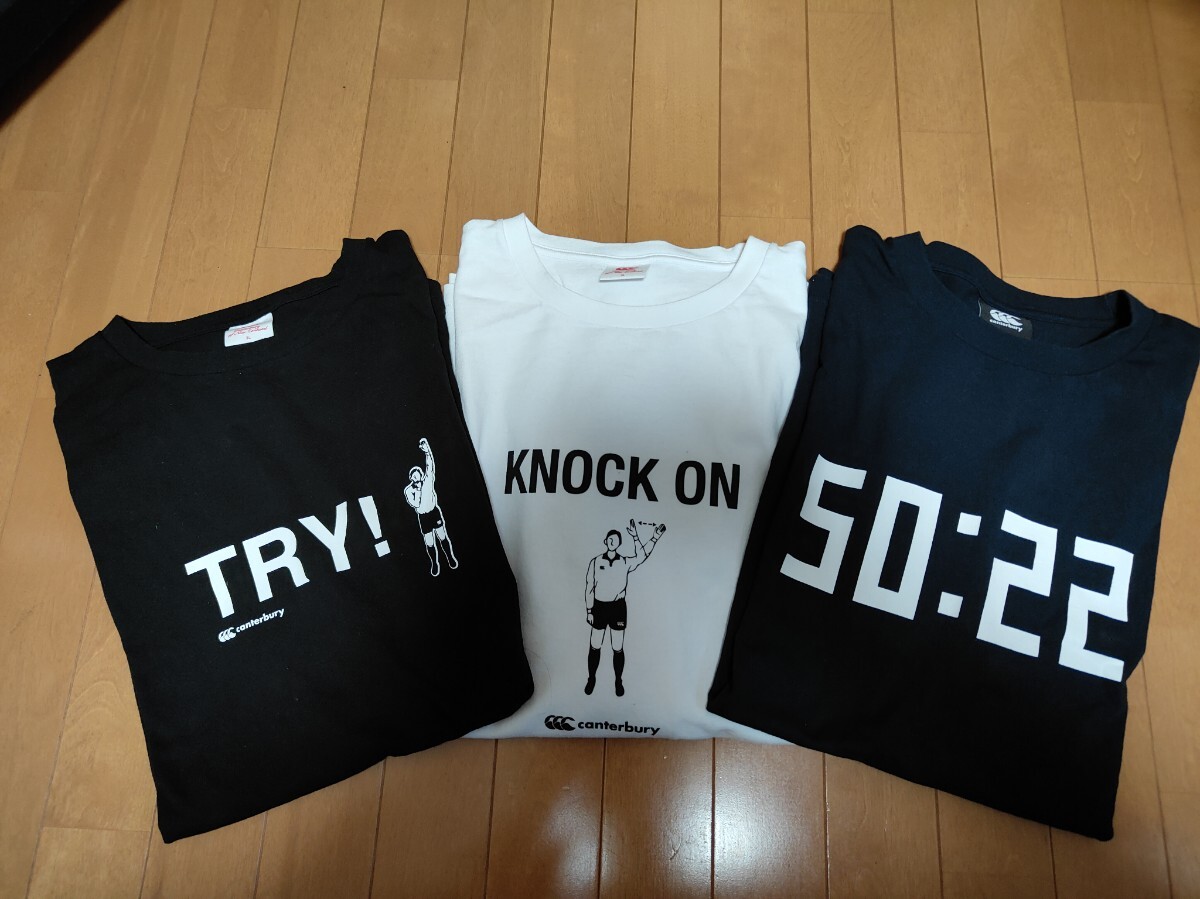 おまけ付き 美品3枚まとめ カンタベリー デザインTシャツ 3L_画像1