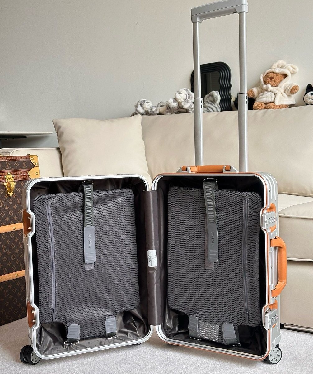 スーツケース RIMOWA リモワ Original925オリジナル キャビン ツイスト 機内持ち込み用 21インチ 35L シルバーxブラウン ユニセックスの画像4