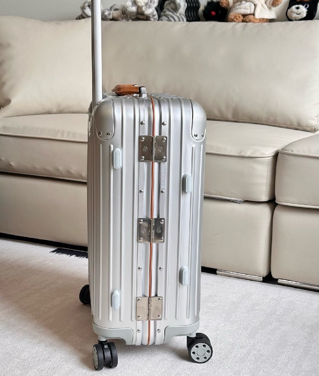 スーツケース RIMOWA リモワ Original925オリジナル キャビン ツイスト 機内持ち込み用 21インチ 35L シルバーxブラウン ユニセックスの画像6