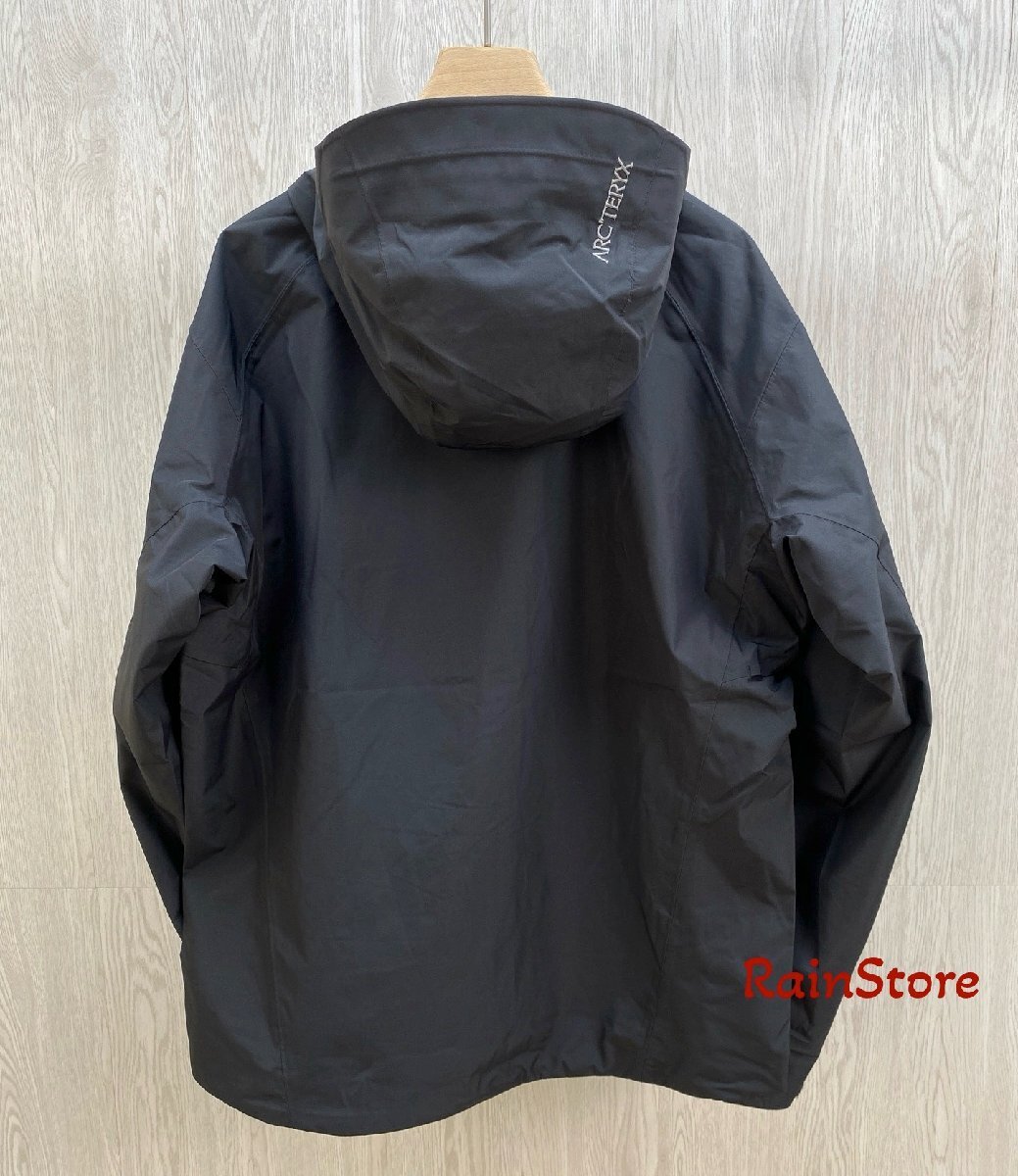 ARC'TERYX メンズマウンテンパーカー ブルゾン ブラック Sサイズ ウインドブレーカー スキージャケット KADIN 防水 フード付 GORE-TEX_画像2
