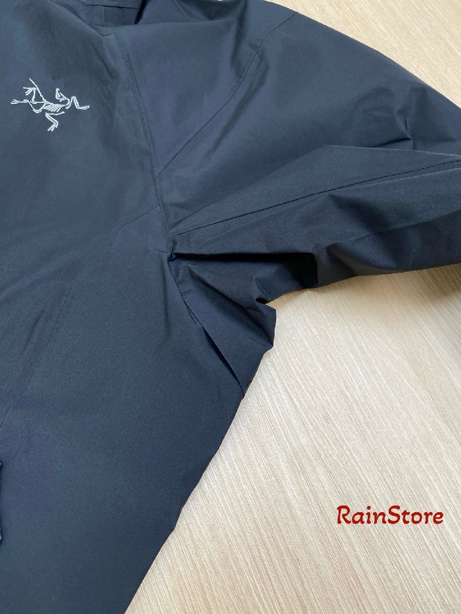 ARC'TERYX メンズマウンテンパーカー ブルゾン ブラック Sサイズ ウインドブレーカー スキージャケット KADIN 防水 フード付 GORE-TEX_画像6