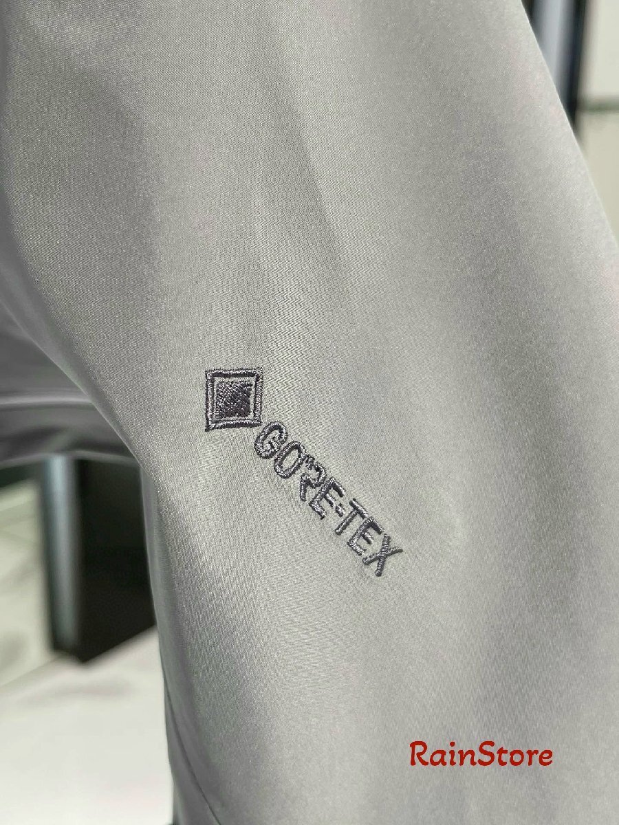 ARC'TERYX メンズマウンテンパーカー ブルゾン グレー Sサイズ 防水ジャケット ウインドブレーカー BETA LT GORE-TEX スキージャケット_画像6