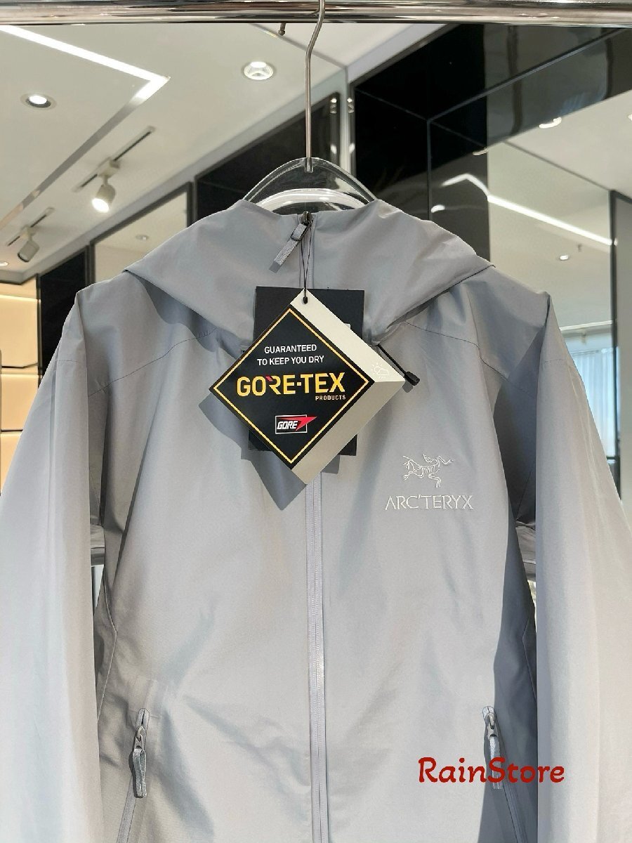 ARC'TERYX メンズマウンテンパーカー ブルゾン グレー Sサイズ 防水ジャケット ウインドブレーカー BETA LT GORE-TEX スキージャケット_画像3
