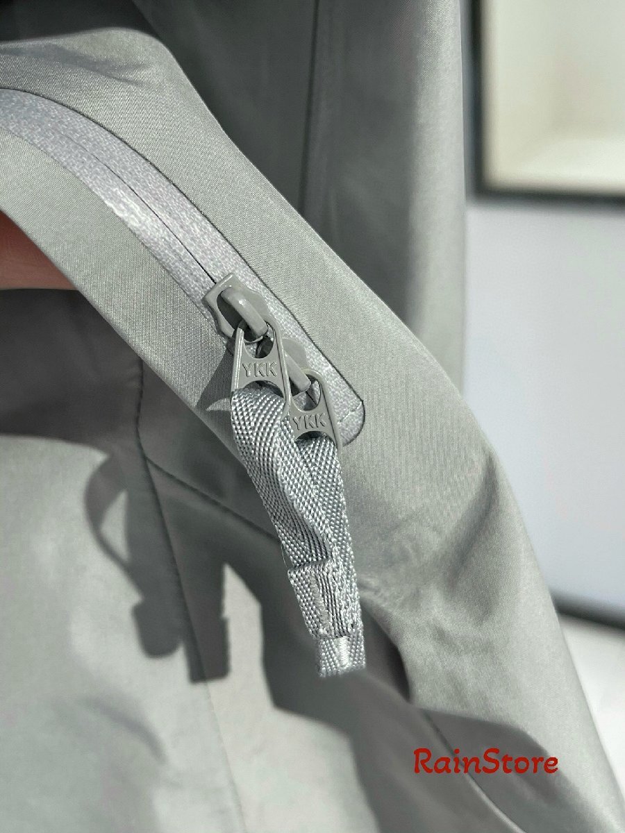 ARC'TERYX メンズマウンテンパーカー ブルゾン グレー Sサイズ 防水ジャケット ウインドブレーカー BETA LT GORE-TEX スキージャケット_画像4