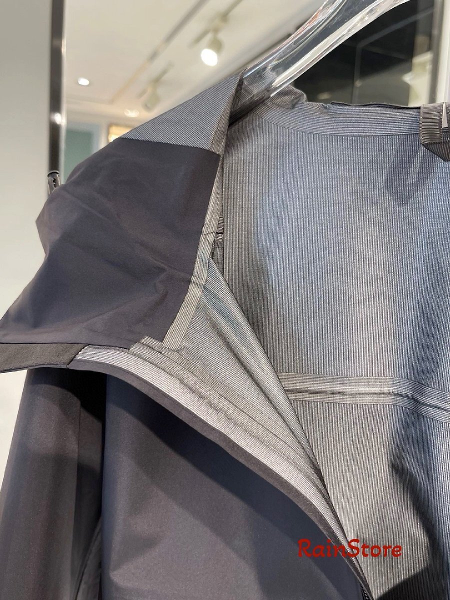 ARC'TERYX メンズマウンテンパーカー ブルゾン ブラック Sサイズ ウインドブレーカー スキージャケット BETA LT GORE-TEX 防水 フード付_画像9